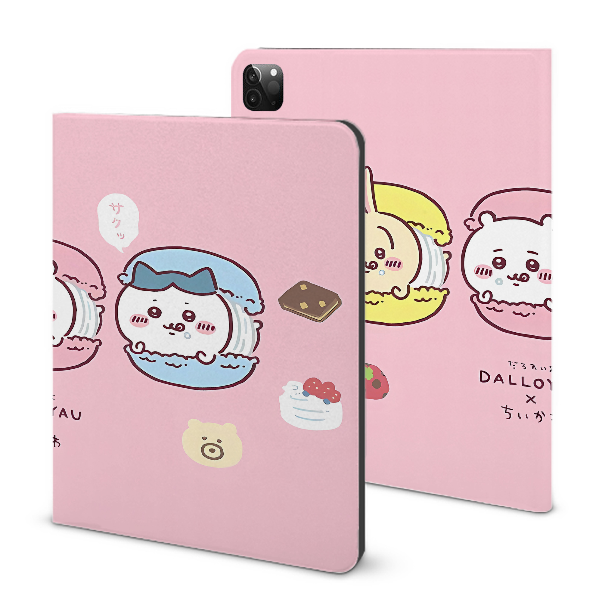 （画像用） ちいかわ Chii-kawa IPadケース ペンホルダー付き ブックスタイルデザイン